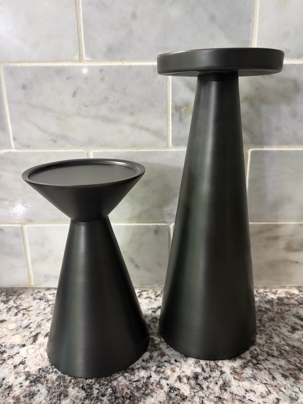 Crate&Barrel Cohen Pillar Candle Holders